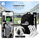 SkillZone Soccer Training Mat with Soccer Ball – Dribbling & Footwork Trainer | Indoor/Outdoor Soccer Training Kit with Interactive Video Hub, Grip Socks & Carry Bag | Control & Agility Practice