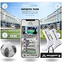SkillZone Soccer Training Mat with Soccer Ball – Dribbling & Footwork Trainer | Indoor/Outdoor Soccer Training Kit with Interactive Video Hub, Grip Socks & Carry Bag | Control & Agility Practice