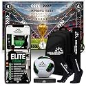 SkillZone Soccer Training Mat with Soccer Ball – Dribbling &amp; Footwork Trainer | Indoor/Outdoor Soccer Training Kit with Interactive Video Hub, Grip Socks &amp; Carry Bag | Control &amp; Agility Practice