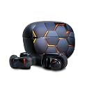 Skin Compatible with Bose Ultra Open Earbuds - Lava Hex - Premium 3M Vinyl Protective Wrap Decal Cover - Easy to Apply | Crafted in The USA by MightySkins