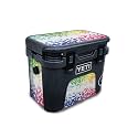Skin Compatible with Yeti Roadie 15 Hard Cooler - Rainbow Pixel - Premium 3M Vinyl Protective Wrap Decal Cover - Easy to Apply | Crafted in The USA by MightySkins