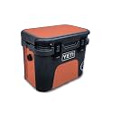 Skin Compatible with Yeti Roadie 15 Hard Cooler - Solid Salmon - Premium 3M Vinyl Protective Wrap Decal Cover - Easy to Apply | Crafted in The USA by MightySkins