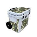 Skin Compatible with Yeti Roadie 32 Wheeled Cooler - Polygonal Camo - Premium 3M Vinyl Protective Wrap Decal Cover - Easy to Apply | Crafted in The USA by MightySkins