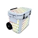 Skin Compatible with Yeti Roadie 32 Wheeled Cooler - Rainbow Pineapples - Premium 3M Vinyl Protective Wrap Decal Cover - Easy to Apply | Crafted in The USA by MightySkins
