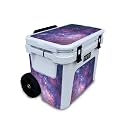 Skin Compatible with Yeti Roadie 32 Wheeled Cooler - Violet Stars - Premium 3M Vinyl Protective Wrap Decal Cover - Easy to Apply | Crafted in The USA by MightySkins