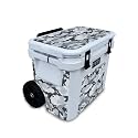 Skin Compatible with Yeti Roadie 32 Wheeled Cooler - Gray Camouflage - Premium 3M Vinyl Protective Wrap Decal Cover - Easy to Apply | Crafted in The USA by MightySkins