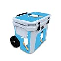 Skin Compatible with Yeti Roadie 32 Wheeled Cooler - Skater Penguin - Premium 3M Vinyl Protective Wrap Decal Cover - Easy to Apply | Crafted in The USA by MightySkins