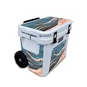 Skin Compatible with Yeti Roadie 32 Wheeled Cooler - Sea Dunes - Premium 3M Vinyl Protective Wrap Decal Cover - Easy to Apply | Crafted in The USA by MightySkins