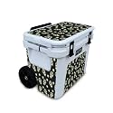 Skin Compatible with Yeti Roadie 32 Wheeled Cooler - Nighttime Skulls - Premium 3M Vinyl Protective Wrap Decal Cover - Easy to Apply | Crafted in The USA by MightySkins