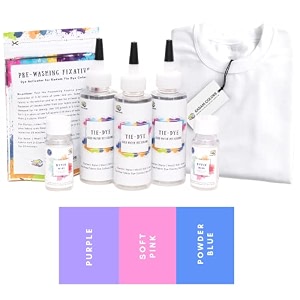 kadam tie dye kit-unicorn  skin friendly tie and dye kit with tie dye colour bottle dye activator amp colour fixative  cold fabric dyeing tie dye colours for kids and adults