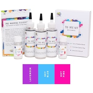 skin friendly kadam tie dye kit 7 orchid with dye activator and colour fixer included cold fabric dyeing