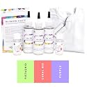 Skin Friendly Kadam Tie Dye Kit #16 Blush with White T-Shirt 100% Cotton Unisex, 180 GSM T-Shirt, Dye Activator and Colour Fixer Included, Cold Fabric Dyeing
