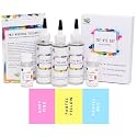 Kadam Tie Dye Kit-Bubblegum | Skin Friendly Tie and Dye kit with Tie Dye Colour Bottle, Dye Activator &amp; Colour Fixative | Cold Fabric Dyeing Tie Dye Colours for Kids and Adults