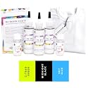 Skin Friendly Tie Dye Bottle with White T-Shirt, 100% Cotton 180 GSM T-Shirt, Dye Activator - Color Fixative Included, Cold Fabric Dye Colors (5-6 Year, Citrus Green)