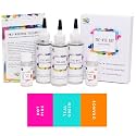 Kadam Tie Dye Kit-Combo #5 Floral | Skin Friendly Tie and Dye kit with Tie Dye Colour Bottle, Dye Activator &amp; Colour Fixative | Cold Fabric Dyeing Tie Dye Colours for Kids and Adults