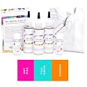 Kadam Tie Dye Kit-Combo #5 Floral | Skin Friendly Tie and Dye kit with Tie Dye Colour Bottle, Dye Activator &amp; Colour Fixative | Cold Fabric Dyeing Tie Dye Colours for Kids and Adults