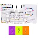 Skin Friendly Kadam Tie Dye Kit #6 Citrus with Dye Activator and Colour Fixer Included, Cold Fabric Dyeing