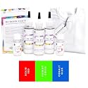 Kadam Tie Dye Kit-RGB | Skin Friendly Tie and Dye kit with Tie Dye Colour Bottle, Dye Activator &amp; Colour Fixative | Cold Fabric Dyeing Tie Dye Colours for Kids and Adults