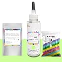 Skin Friendly Tie Dye Bottle, Dye Activator - Color Fixative Included, Cold Fabric Dye Colors (Pistachio)