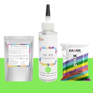 skin friendly tie dye bottle with white t-shirt 100 cotton 180 gsm t-shirt dye activator - color fixative included cold fabric dye colors no t-shirt tie dye bottle parrot green