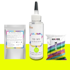 skin friendly tie dye bottle with white t-shirt 100 cotton 180 gsm t-shirt dye activator - color fixative included cold fabric dye colors no t-shirt tie dye bottle citrus green