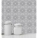 Skin Poster - D3 Moroccan Tile Stickers for Kitchen Backsplash Bathroom Floor Wood Glass Stick Home D�cor Furniture (Multicolor, 6x6 Inch 36 pic)