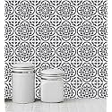 Skin Poster - D5 Moroccan Tile Stickers for Kitchen Backsplash Bathroom Floor Wood Glass Stick Home D�cor Furniture (Multicolor, 10x10 Inch 36 pic)
