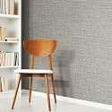 Skin Poster - Self Adhesive Wood Grain Wallpaper Waterproof Old Furniture Vinyl Stickers Wooden Door Wardrobe Desktop PVC Wall Papers - ''24x48'' Inch, Grey Fabric
