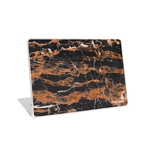 skin poster - vinyl skin case vinyl laptop skin case sticker reusable protector cover case for 11634 -15634 inch acer leonovo asus toshiba hp samsung dell 179x124 inch - black amp golden marble