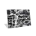 Skin Poster - Vinyl Skin Case Vinyl Laptop Skin Case Sticker Reusable Protector Cover Case for 11.6" -15.6" Inch Acer Leonovo Asus Toshiba Hp Samsung Dell (12.2x8.0 Inch) - Black &amp; Silver Marble