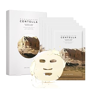skin1004 centella watergel sheet mask  soothing ampoule with chamomile amp glycerin for sensitive skin 25ml x 5