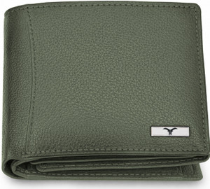SKINBULL Men Casual Formal Green Genuine Leather
