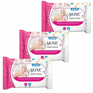 herbal baby wipes  alcohol-free paraben-free chemical-free  gentle soft wipes for sensitive skin  hypoallergenic safe amp natural baby wipes pack of 4