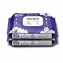 Herbal Baby Wipes | Alcohol-Free, Chemical-Free, Paraben-Free | Gentle &amp; Safe for Babies’ Sensitive Skin | Resealable Lid for Convenience | (Pack of 2)