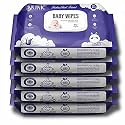 100% Herbal Baby Wipes | Alcohol Free | Chemical Free | Paraben Free | Lid (Pack of 5)