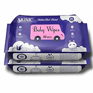herbal baby wipes  alcohol-free amp paraben-free  gentle care for sensitive baby skin  pack of 2