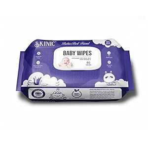 herbal baby wipes  alcohol-free amp paraben-free  gentle chemical-free wipes for sensitive skind pack of 1