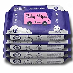 herbal baby wipes  alcohol-free paraben-free amp hypoallergenic  gentle and safe cleansing for babies  moisturizing natural amp chemical-free baby wipes for delicate skin pack of 4