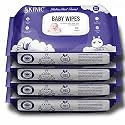 Herbal Baby Wipes | Alcohol-Free, Paraben-Free, Chemical-Free | Gentle, Soft Wipes for Sensitive Skin | Hypoallergenic, Safe &amp; Natural Baby Wipes (Pack of 4)