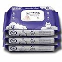 Herbal Baby Wipes | Alcohol-Free &amp; Paraben-Free | Gentle, Chemical-Free Wipes for Sensitive Skin (80 pieces) (Pack of 3)