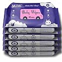 Herbal Baby Wipes | Alcohol-Free, Paraben-Free Gentle Wipes for Delicate Skin | Natural and Safe Cleansing for Babies | Hypoallergenic and Moisturizing | Pack of 5