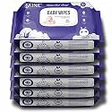 Herbal Baby Wipes | Alcohol-Free, Paraben-Free, Chemical-Free | Gentle, Soft Wipes for Sensitive Skin | Hypoallergenic, Safe &amp; Natural Baby Wipes (Pack of 6)