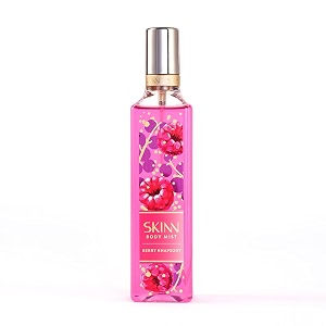 skinn by titan berry rhapsody long-lasting body mist for women - 230 ml  premium fragrance  perfume  gift for her apple
