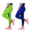 Skinny Ankle Length Slim fit Cotton Lycra streachable Leggings for Women (Pack of 2)