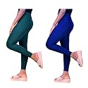 Skinny Ankle Length Slim fit Cotton Lycra streachable Leggings for Women (Pack of 2)