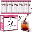 Skinny Coffee Green Coffee Bean Extract Powder | USTAR Slim Coffee with 12 Natural Health Blends Gluten-Free Instant Coffee for Energy & Metabolism, 120g (12 Sticks)
