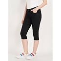 Skinny Fit Women Denim Capri