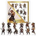 Skinny Minis Evil Minions Miniatures Set, 12 Medium Flat Minis for TTRPG