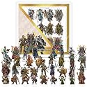 Skinny Minis Fantasy Heroes Variety Tabletop Game 2D Miniatures