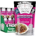 Skinny Pasta Angel Hair, Gluten Free Healthy Shirataki Noodles, 6 Pack